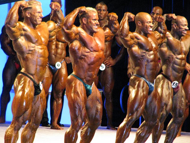 Three different levels of conditioning at the Olympia men's open