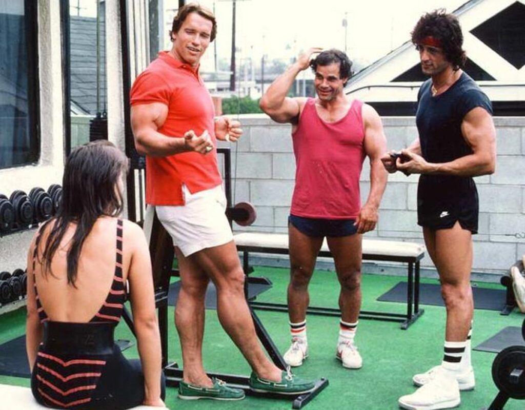 Arnold Schwarzenegger, Franco Columbu, Sylvester Stallone