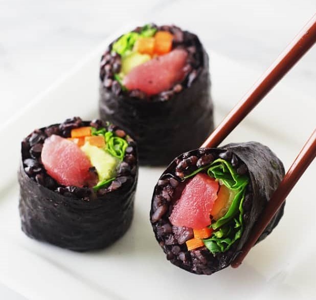 healthiest sushi rolls