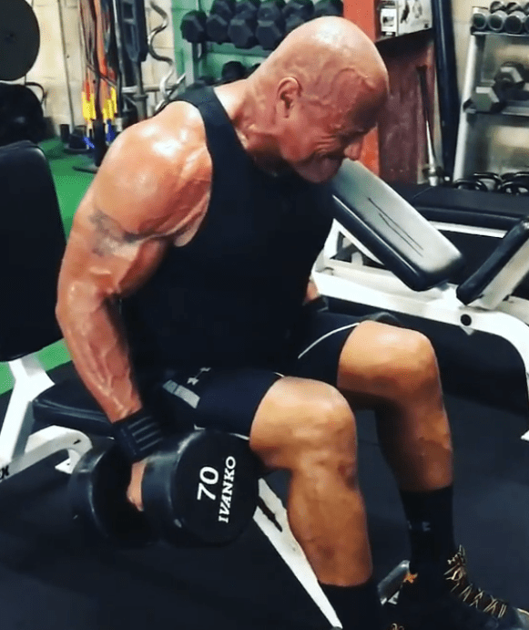 The Rock workout routine
