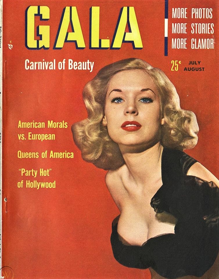Betty Brosmer first cover