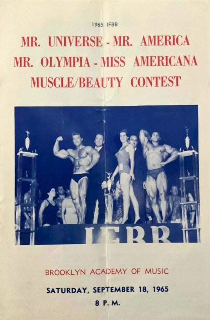 1965 mr olympia program