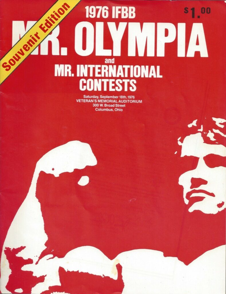 1976 mr olympia program