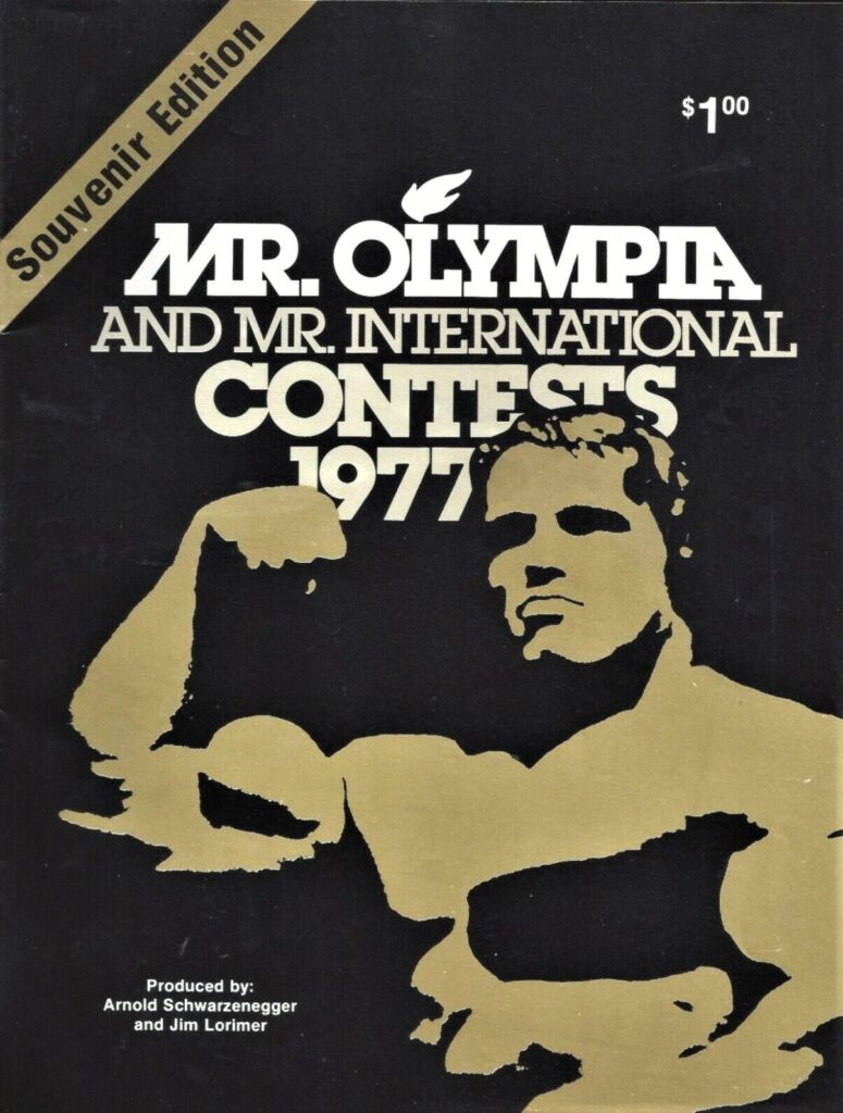 1977 mr olympia program