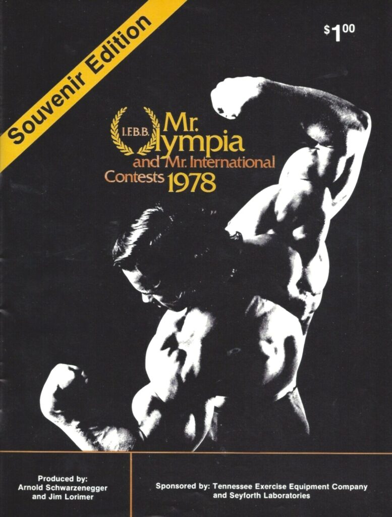 1978 mr olympia program