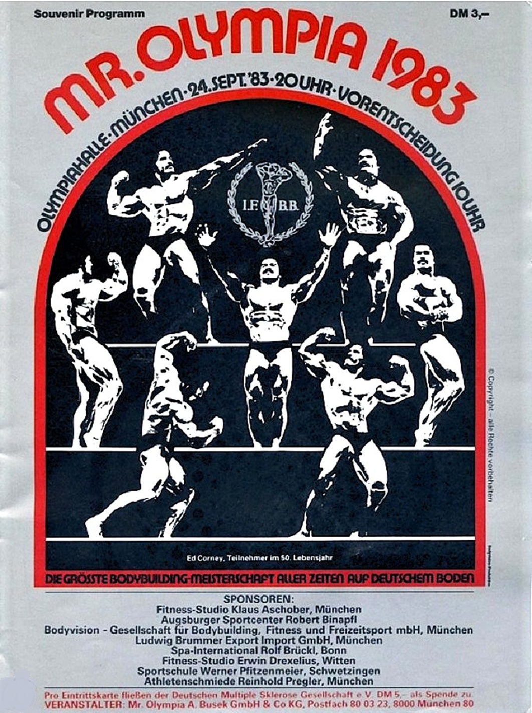 1983 Mr. Olympia program