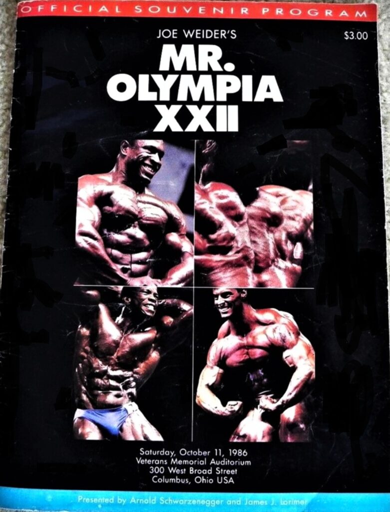 1986 Mr. Olympia program