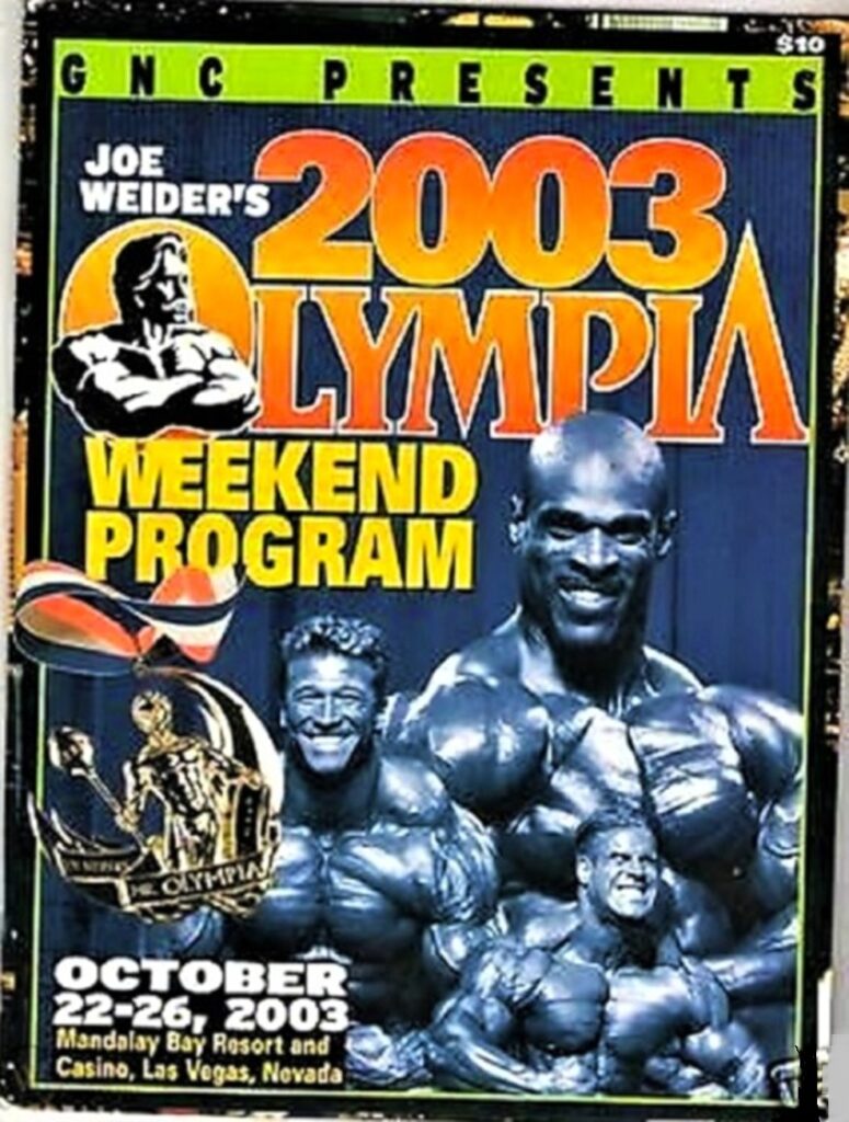 2003 Mr. Olympia program