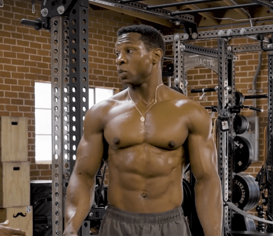 Jonathan Majors workout