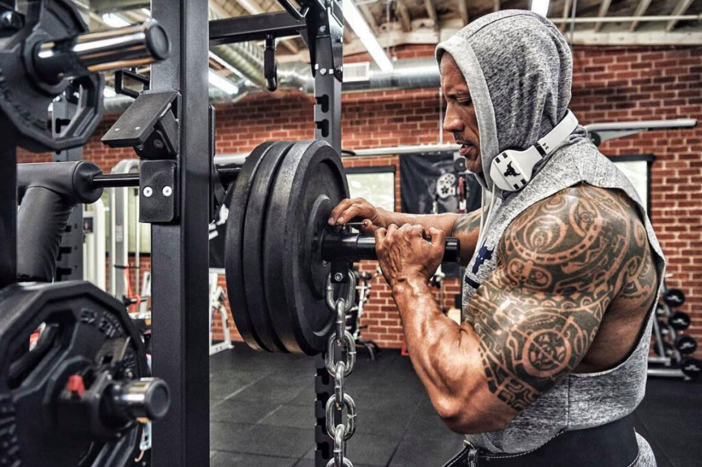 the rock working out quotes