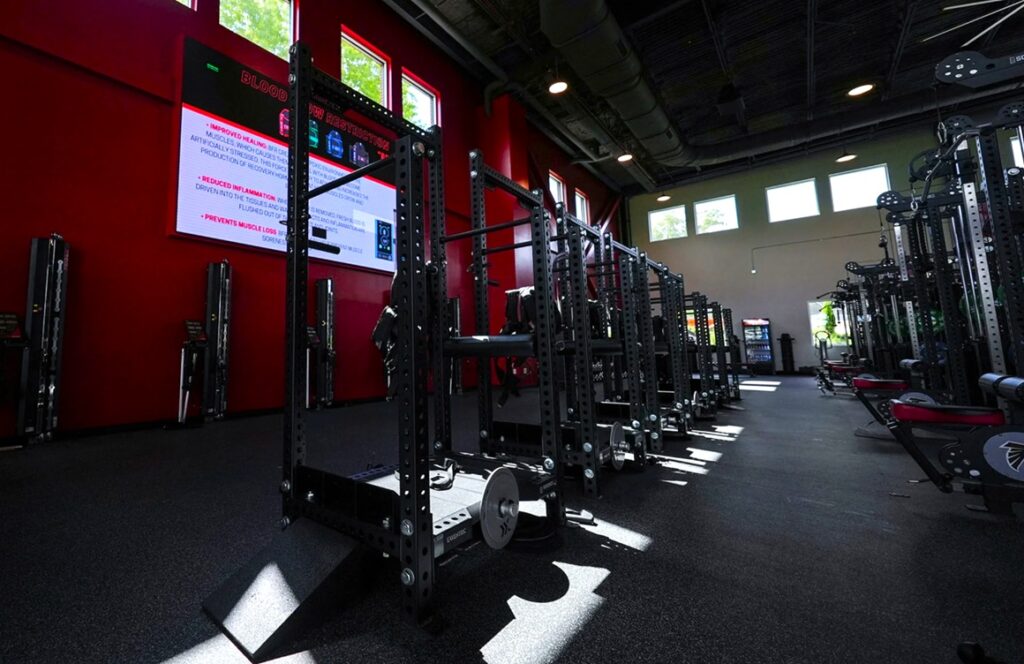 NFL weight room falcons