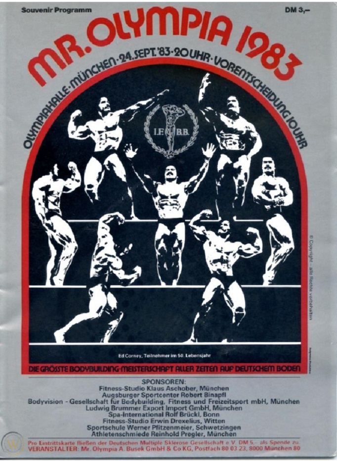 1983 mr olympia program