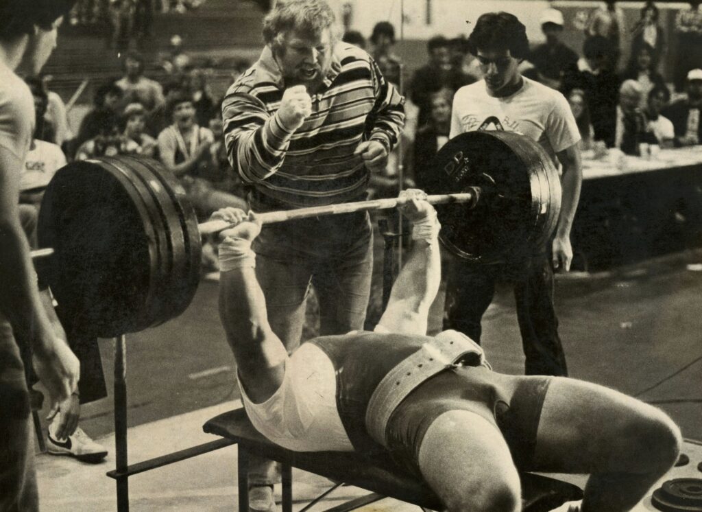 Bill Kazmaier bench press